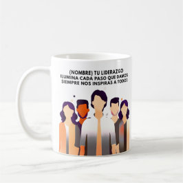 REGALO PERSONALIZADO(NOMBRE)LIDERAZGO INSPIRA KAFFEETASSE