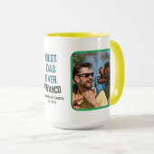 Regalo Personalizado para  Best Dad Ever Tasse (VorderseiteRechts)
