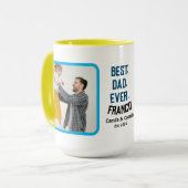 Regalo Personalizado para  Best Dad Ever Tasse (Vorderseite Links)