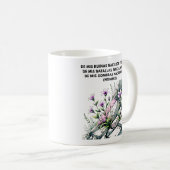 REGALO PERSONALIZADO PARA (NOMBRE) FLORECE RENACE KAFFEETASSE (VorderseiteRechts)
