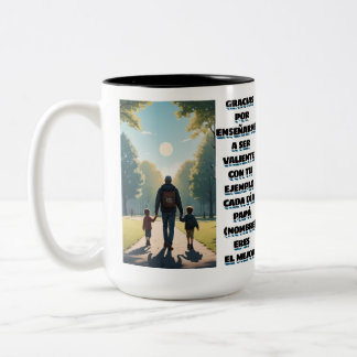 REGALO PERSONALIZADO PARA PAPA (NOMBRE) ZWEIFARBIGE TASSE