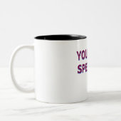 Regalo Personalizado Taza Eres Especial Zweifarbige Tasse (Links)