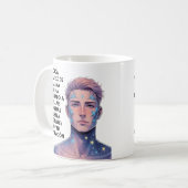 REGALO QUE INSPIRA PERSONALIZADO PARA (NOMBRE) KAFFEETASSE (Vorderseite Links)