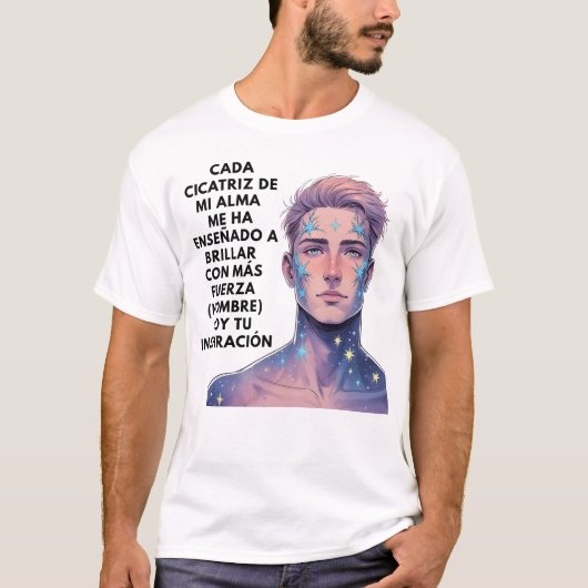 REGALO QUE INSPIRA PERSONALIZADO PARA (NOMBRE) T-Shirt (Vorderseite)
