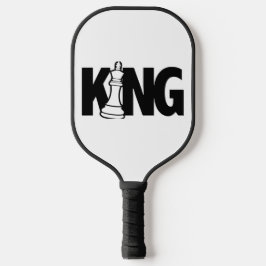 Regalpaddeln passen zu einem König. Pickleball Schläger