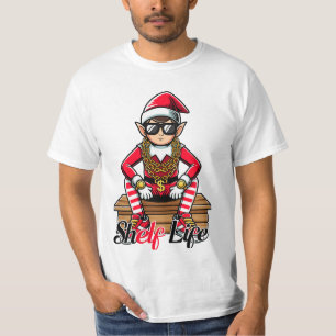 Regalzeit-Weihnachts-Hip-Hop-Elf T-Shirt