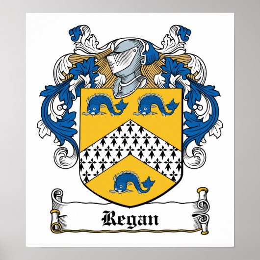 Regan Familienwappen Poster (Vorne)