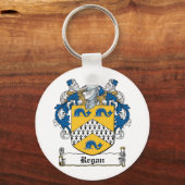 Regan Familienwappen Schlüsselanhänger (Vorderseite)