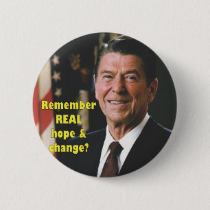 Regan Hoffnungs-Knopf Button
