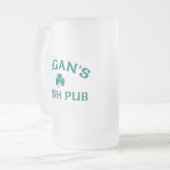 Regan's Irish Pub Mattglas Bierglas (Vorderseite Links)