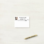 Regard pixelisé intense  post-it klebezettel (Auf Schreibtisch)