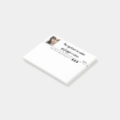 Regard pixelisé intense  post-it klebezettel (angewinkelt)