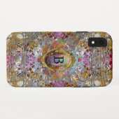 Regardez Cool kaléidoscope XR Protected Monogram Case-Mate iPhone Hülle (Rückseite (Horizontal))