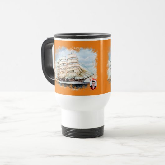 Regata Cutty Sark Reisebecher (Vorderseite Links)