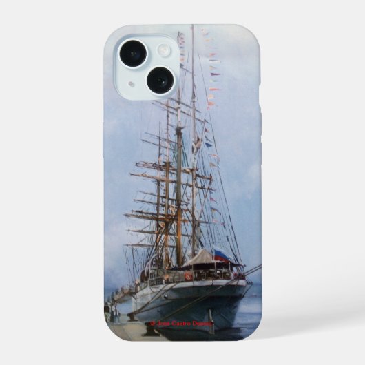 Regata Cutty Shark iPhone 15 Hülle (Rückseite)