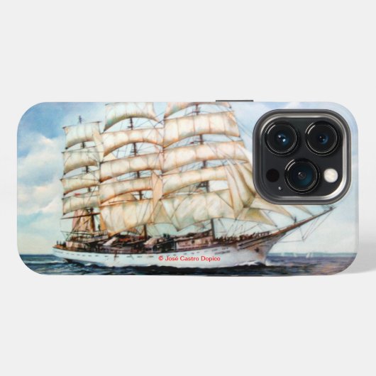 Regata Cutty Shark iPhone Hülle (Rückseite (Horizontal))