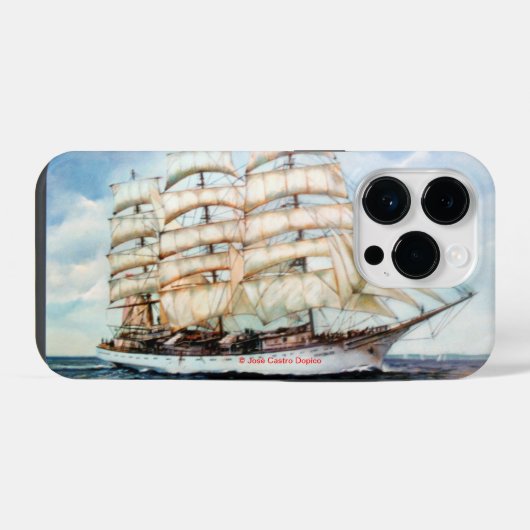 Regata Cutty Shark iPhone Hülle (Rückseite (Horizontal))