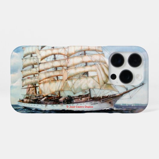 Regata Cutty Shark iPhone Hülle (Rückseite (Horizontal))