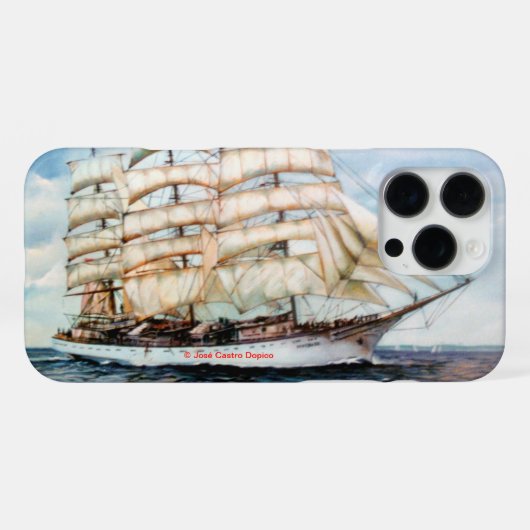 Regata Cutty Shark iPhone Hülle (Rückseite (Horizontal))