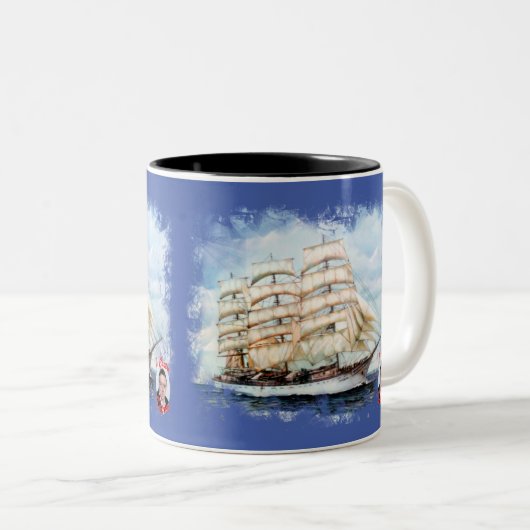 Regata Zweifarbige Tasse (VorderseiteRechts)