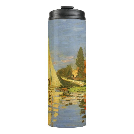 Regatta at Argenteuil by Claude Monet Thermosbecher (Vorderseite)