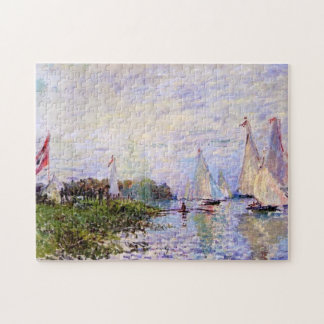 Regatta at Argenteuil Monet Fine Art Puzzle