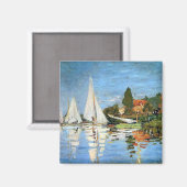 Regatta bei Argenteuil Claude Monet Magnet (Vorderseite/Rückseite)