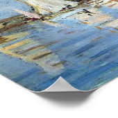 Regatta bei Argenteuil, Claude Monet Print Poster (Ecke)