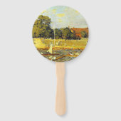 Regatta bei Hampton Court Alfred Sisley Poster Fächer (Rückseite)