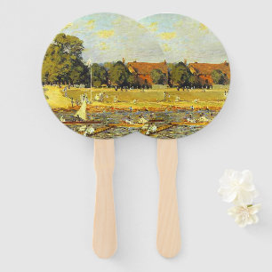 Regatta bei Hampton Court Alfred Sisley Poster Fächer