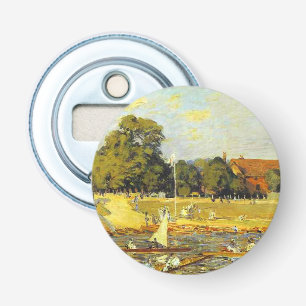 Regatta bei Hampton Court Alfred Sisley Poster Flaschenöffner