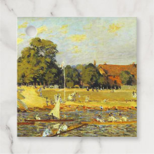 Regatta bei Hampton Court Alfred Sisley Poster Geschenkanhänger