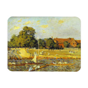 Regatta bei Hampton Court Alfred Sisley Poster Magnet