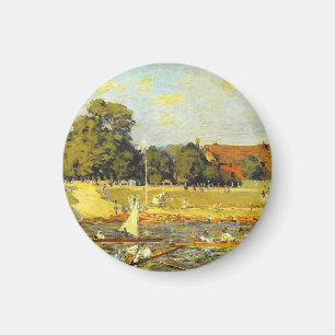 Regatta bei Hampton Court Alfred Sisley Poster Magnet