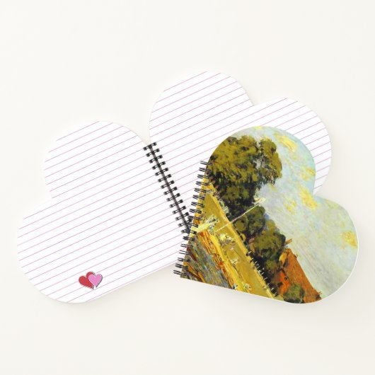 Regatta bei Hampton Court Alfred Sisley Poster Notizblock (Innenseite)