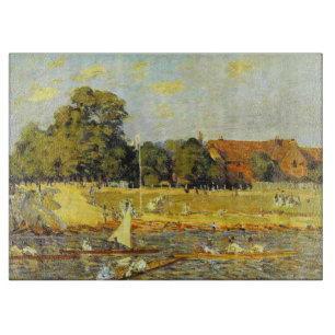 Regatta bei Hampton Court Alfred Sisley Poster Schneidebrett