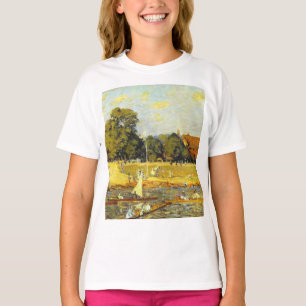 Regatta bei Hampton Court Alfred Sisley Poster T-Shirt