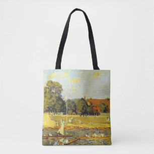 Regatta bei Hampton Court Alfred Sisley Poster Tasche