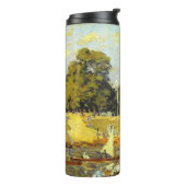 Regatta bei Hampton Court Alfred Sisley Poster Thermosbecher (Nach links gedreht)