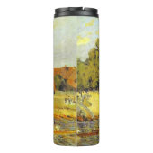 Regatta bei Hampton Court Alfred Sisley Poster Thermosbecher (Rückseite)