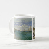 Regatta bei Sainte-Adresse - Claude Monet Kaffeetasse (Vorderseite Links)