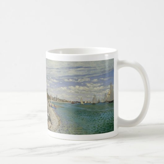 Regatta bei Sainte-Adresse - Claude Monet Kaffeetasse (Rechts)
