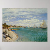Regatta bei Sainte-Adresse, Monet Fine Art Poster (Vorne)