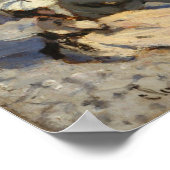 Regatta bei Sainte-Adresse, Monet Fine Art Poster (Ecke)