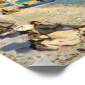 Regatta bei Sainte-Adresse, Monet Poster (Ecke)