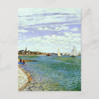 Regatta bei Sainte-Adresse von Claude Monet Postkarte