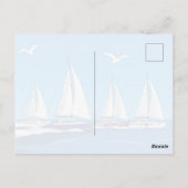 Regatta Bootrennen Postkarte (Rückseite)