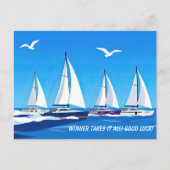 Regatta Bootrennen Postkarte (Vorderseite)