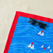 Regatta Day Black Dog Beach Handtuch (Beispiel)