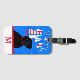 Regatta Day Black Dog Gepäckmarke Gepäckanhänger